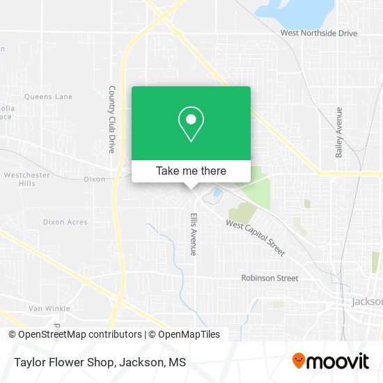 Taylor Flower Shop map