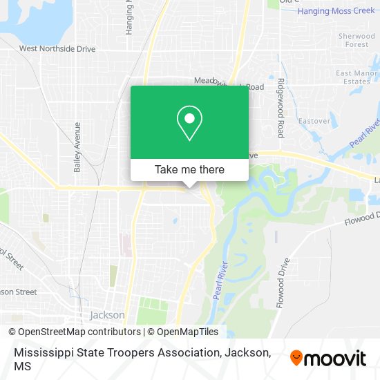 Mississippi State Troopers Association map