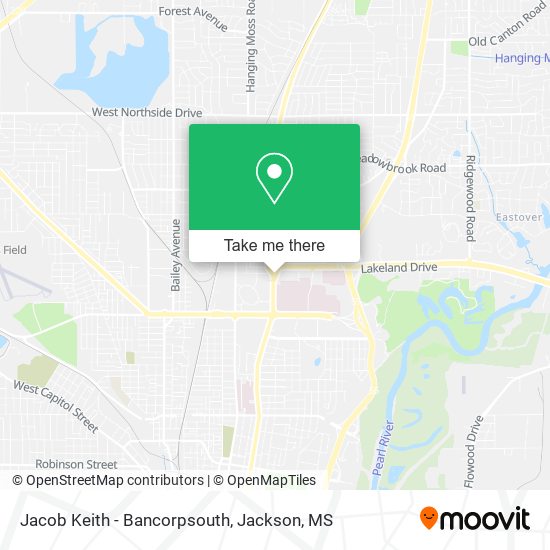 Jacob Keith - Bancorpsouth map