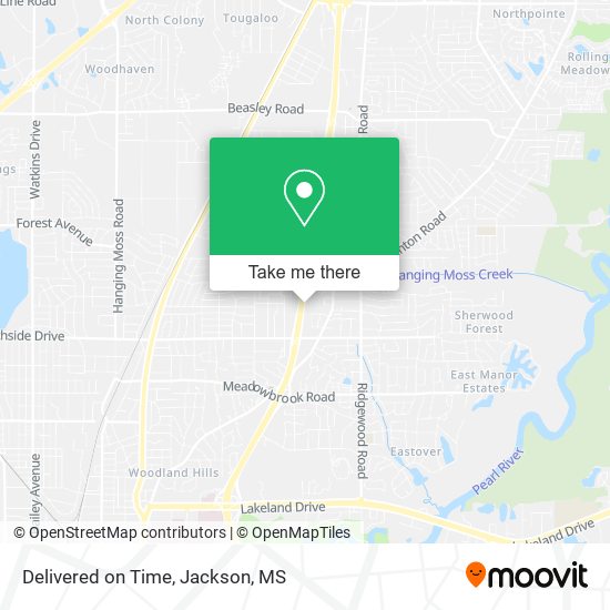 Delivered on Time map