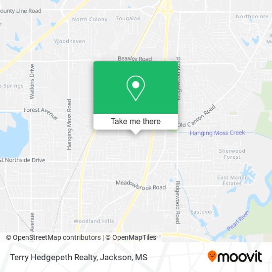 Terry Hedgepeth Realty map