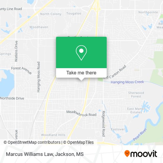 Marcus Williams Law map