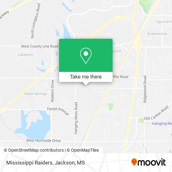 Mississippi Raiders map