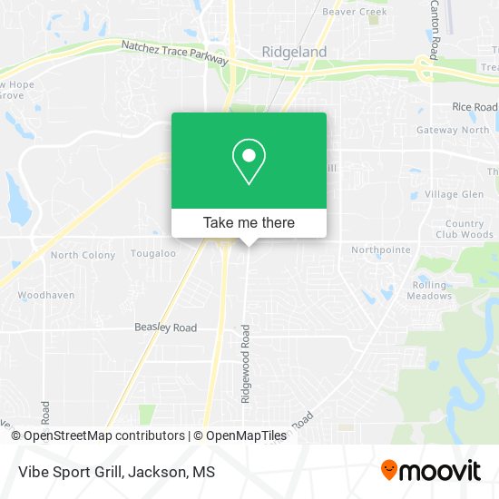 Vibe Sport Grill map