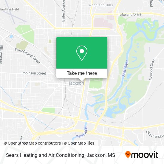 Sears Heating and Air Conditioning map