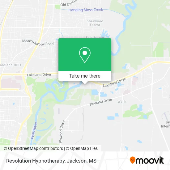 Resolution Hypnotherapy map