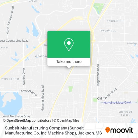 Sunbelt Manufacturing Company (Sunbelt Manufacturing Co. Inc Machine Shop) map