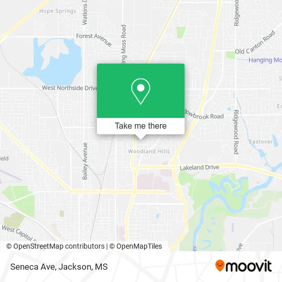 Seneca Ave map