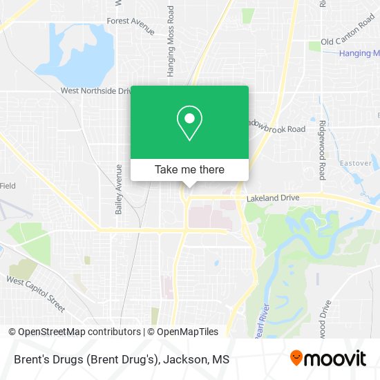 Brent's Drugs (Brent Drug's) map