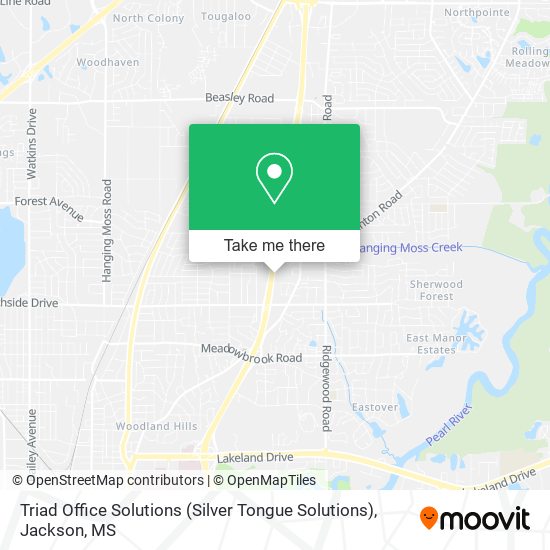 Mapa de Triad Office Solutions (Silver Tongue Solutions)