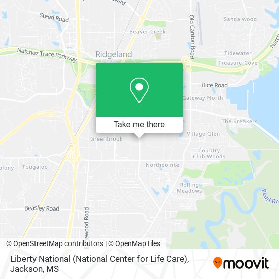 Liberty National (National Center for Life Care) map