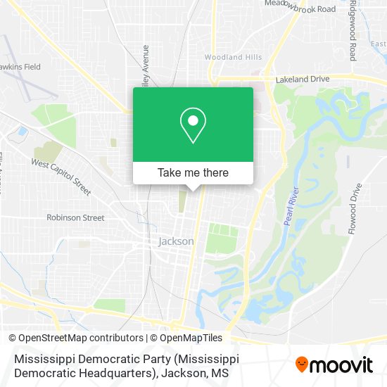 Mississippi Democratic Party (Mississippi Democratic Headquarters) map