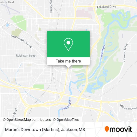 Mapa de Martin's Downtown (Martins)