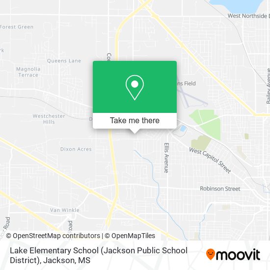 Lake Elementary School (Jackson Public School District) map