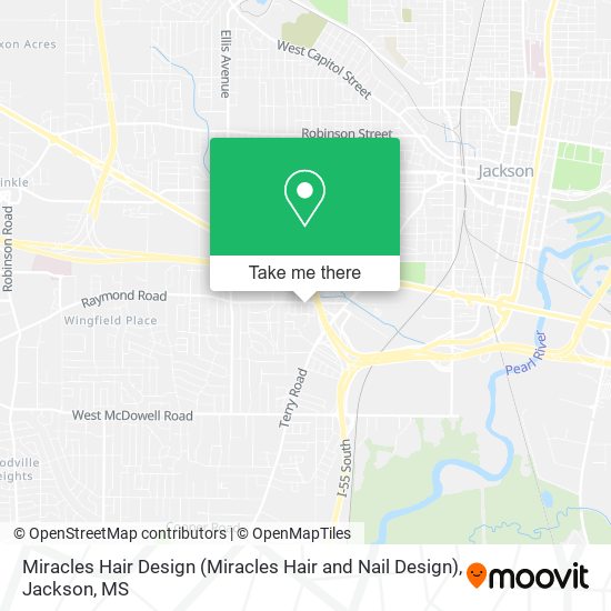 Miracles Hair Design (Miracles Hair and Nail Design) map