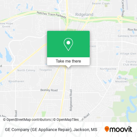 Mapa de GE Company (GE Appliance Repair)