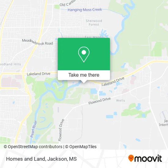 Homes and Land map