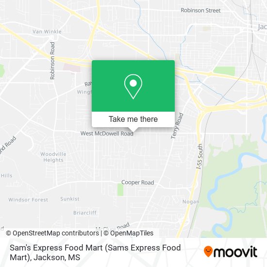 Sam's Express Food Mart (Sams Express Food Mart) map