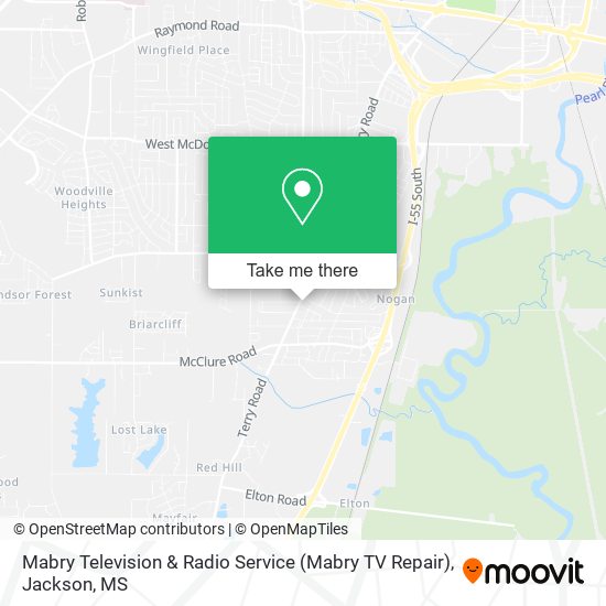 Mabry Television & Radio Service (Mabry TV Repair) map