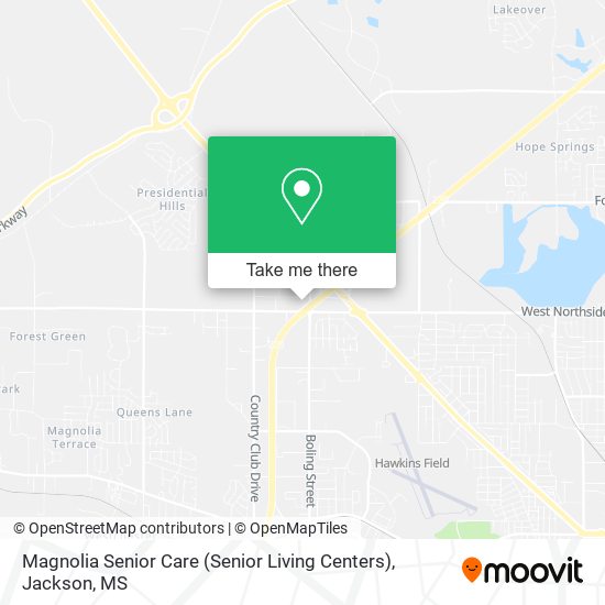 Magnolia Senior Care (Senior Living Centers) map