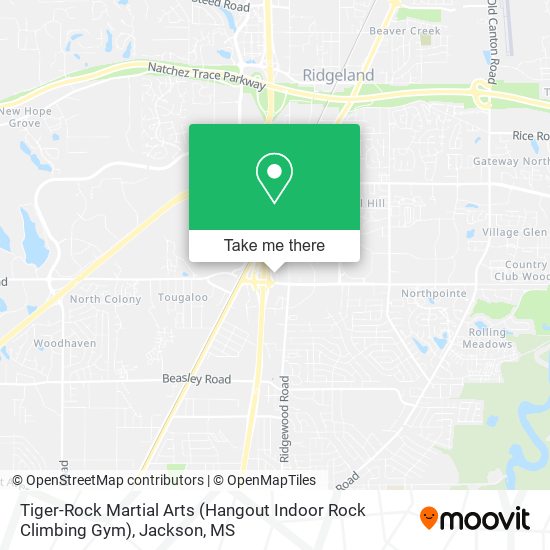 Tiger-Rock Martial Arts (Hangout Indoor Rock Climbing Gym) map