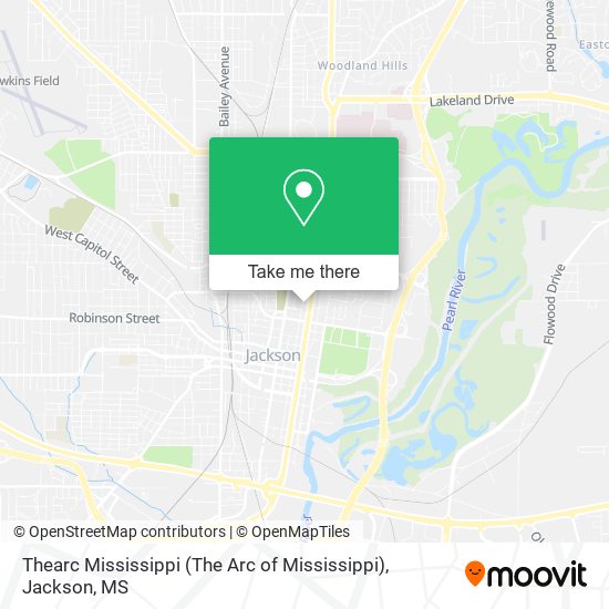 Thearc Mississippi (The Arc of Mississippi) map