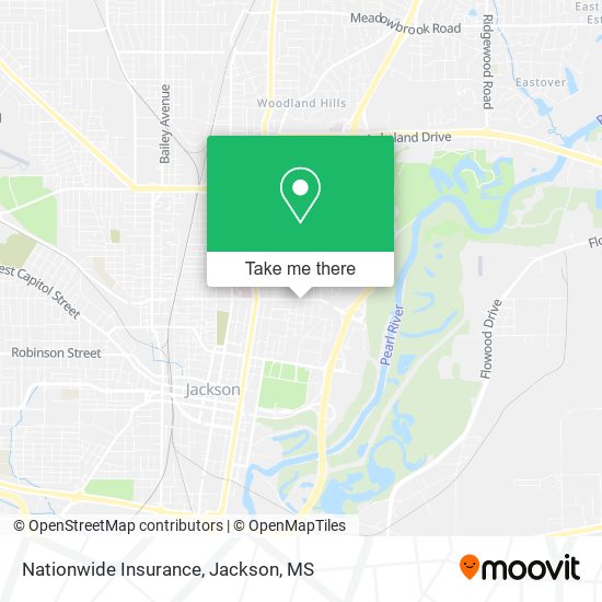 Mapa de Nationwide Insurance