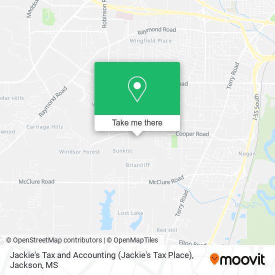 Jackie's Tax and Accounting (Jackie's Tax Place) map