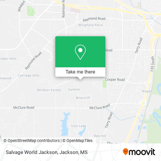 Salvage World Jackson map