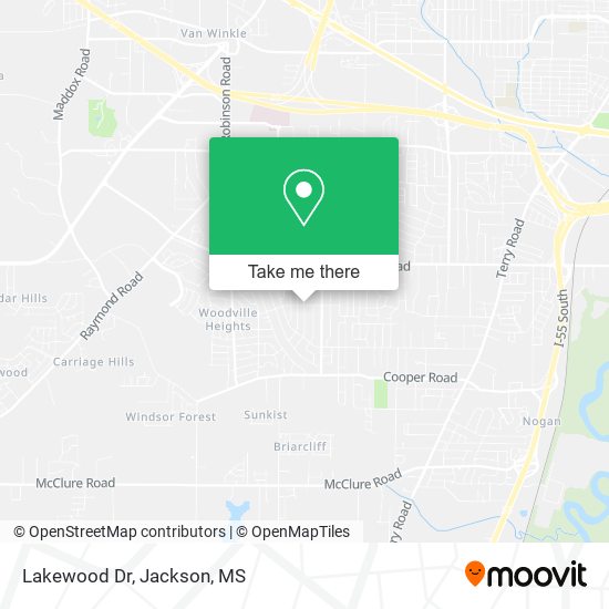 Lakewood Dr map