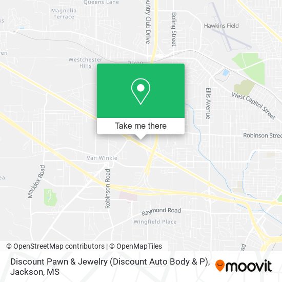 Mapa de Discount Pawn & Jewelry (Discount Auto Body & P)