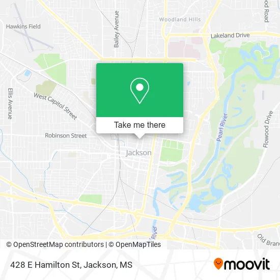 Mapa de 428 E Hamilton St