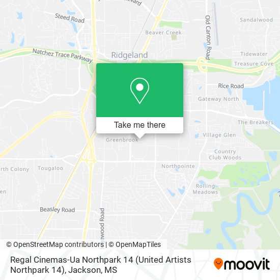 Regal Cinemas-Ua Northpark 14 (United Artists Northpark 14) map