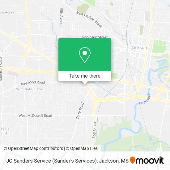 JC Sanders Service (Sander's Services) map