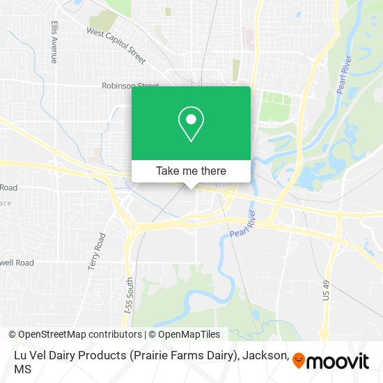 Mapa de Lu Vel Dairy Products (Prairie Farms Dairy)