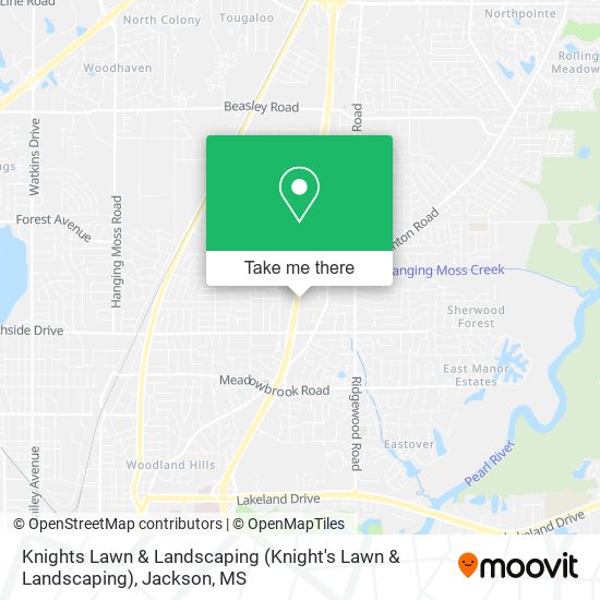 Knights Lawn & Landscaping (Knight's Lawn & Landscaping) map