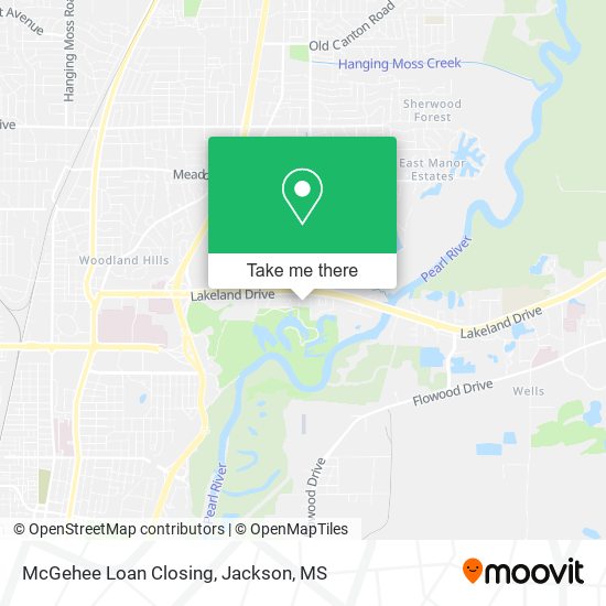 Mapa de McGehee Loan Closing