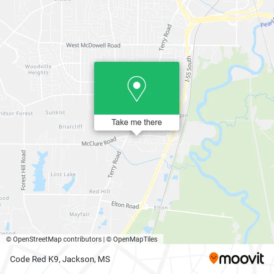 Code Red K9 map