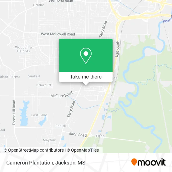 Cameron Plantation map