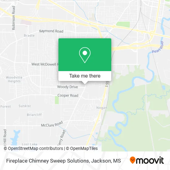 Fireplace Chimney Sweep Solutions map