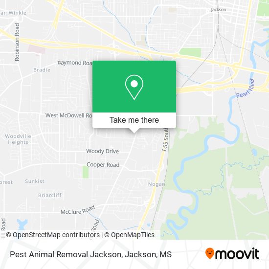 Mapa de Pest Animal Removal Jackson