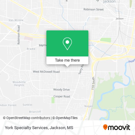 York Specialty Services map