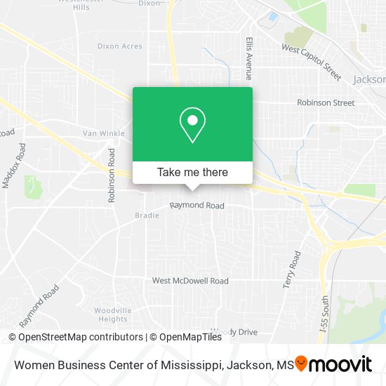 Mapa de Women Business Center of Mississippi