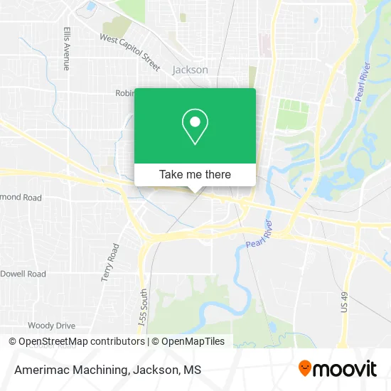 Amerimac Machining map