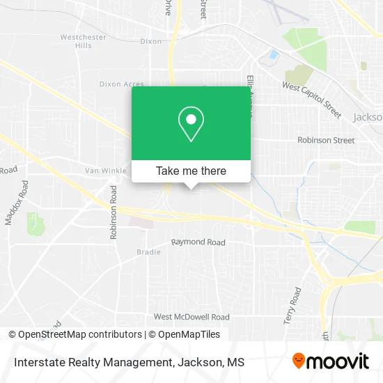 Interstate Realty Management map