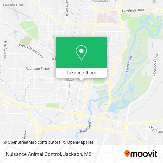 Nuisance Animal Control map