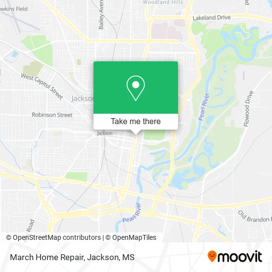 March Home Repair map