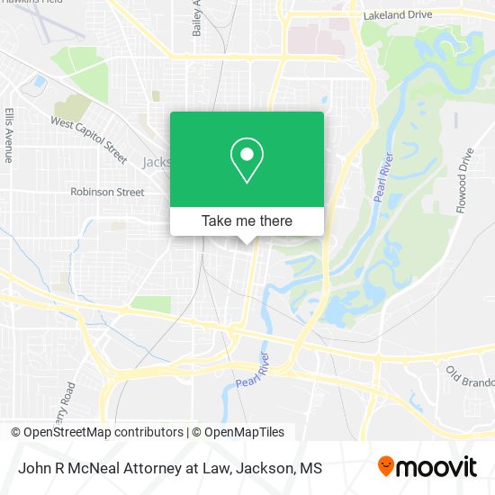 Mapa de John R McNeal Attorney at Law