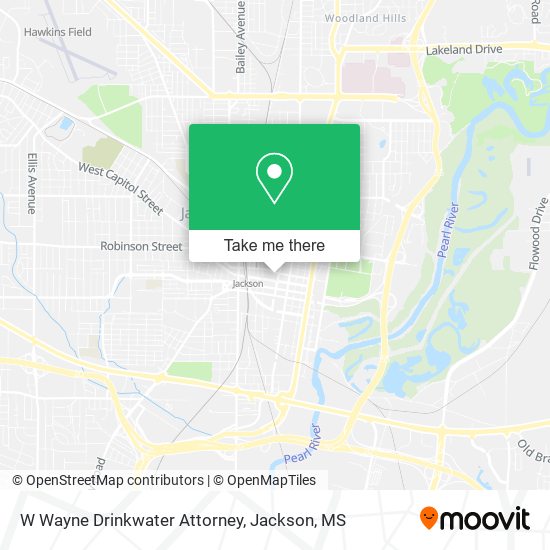 W Wayne Drinkwater Attorney map