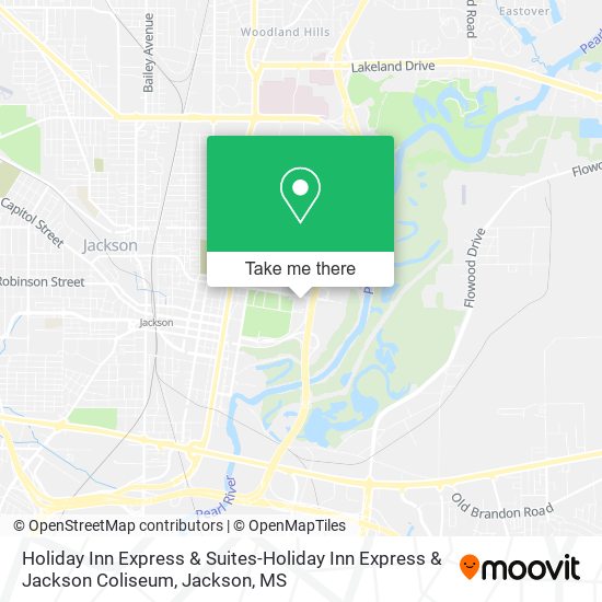 Holiday Inn Express & Suites-Holiday Inn Express & Jackson Coliseum map